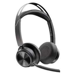 Poly Voyager Focus 2 M USB-C/A Headset, USB-C, Bluetooth, On-ear Binaural Headset, Noise cancelling Microphone, Black, 1 Year Warranty