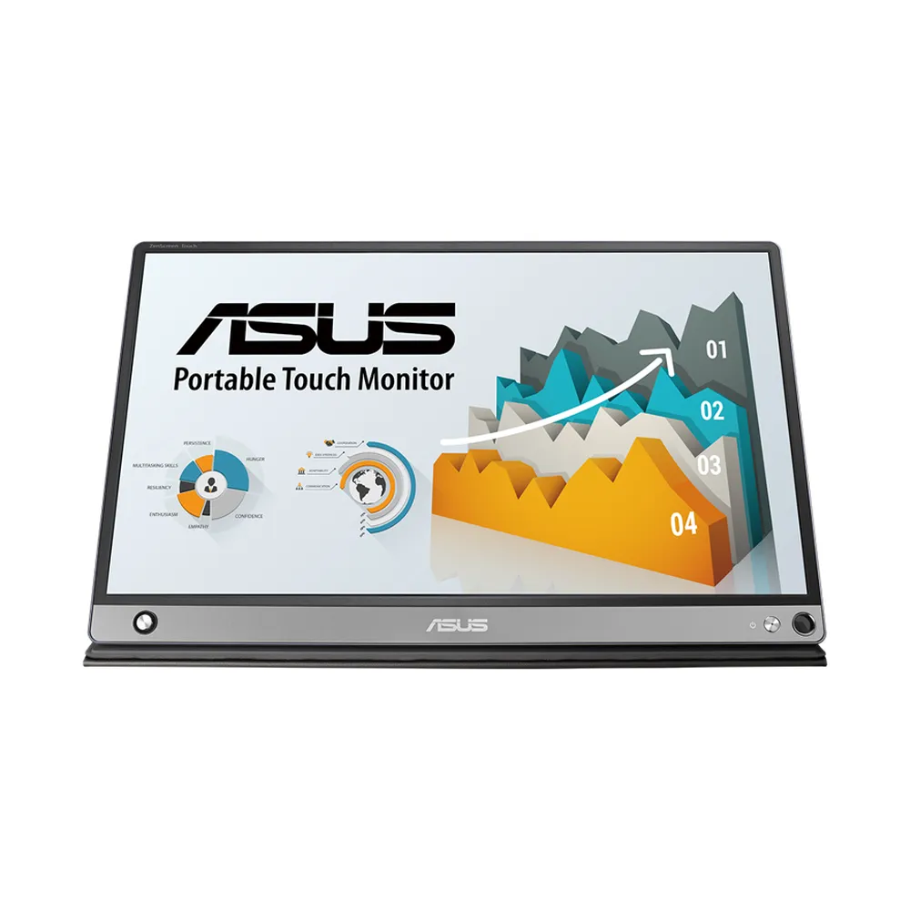 ASUS ZenScreen MB16AMT 15.6" FHD(1920x1080) Touch Portable Monitor, Anti-glare, USB-C, Micro HDMI, 3 Year warranty