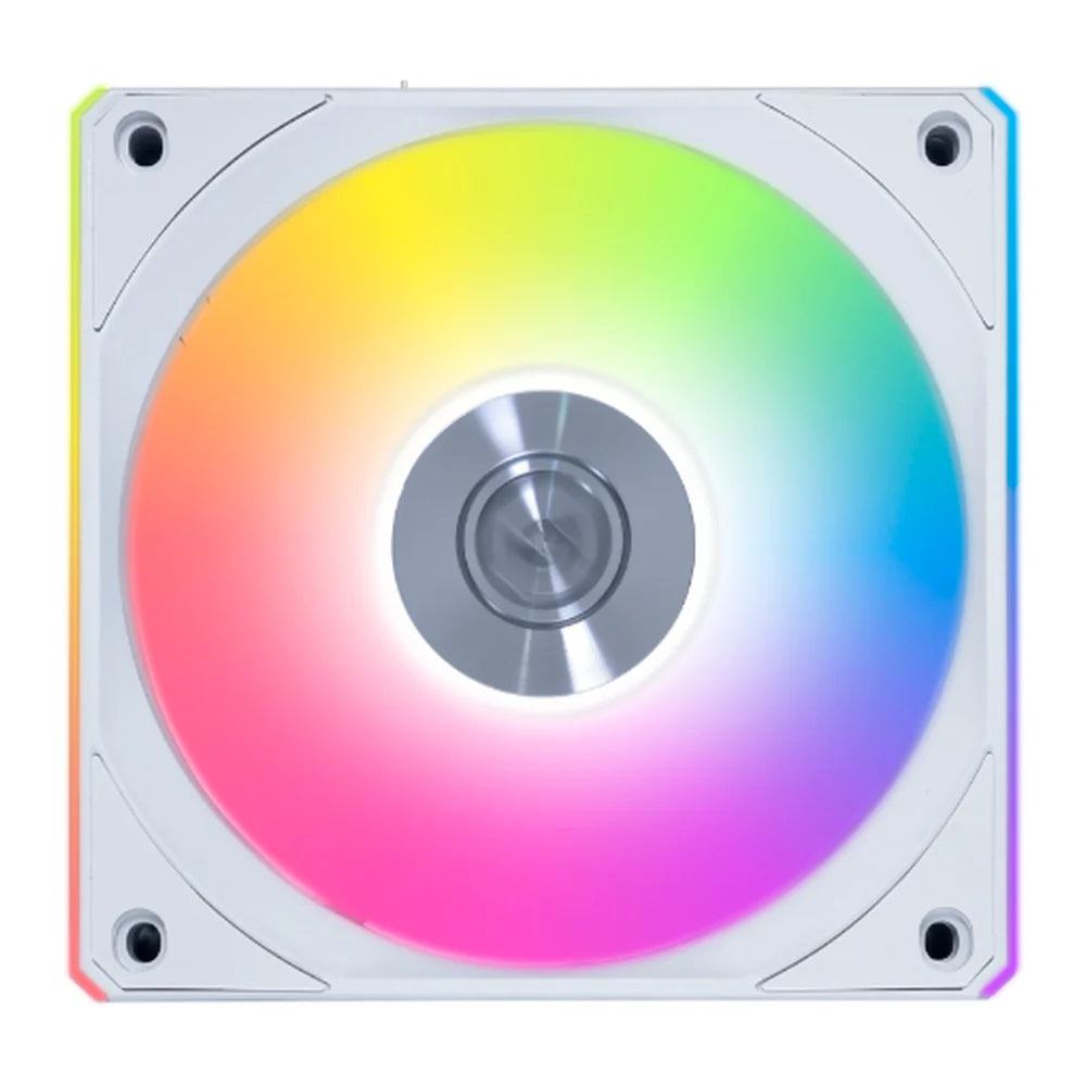 Lian Li Uni Fan SL 120 Wireless Reverse Blade ARGB Case Fans, Pack Of 3, 120mm Fan Size, 2100 RPM Fan Speed, Reverse Blade Design, Wireless Connectivity, White, 1 Year Warranty