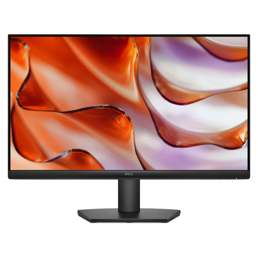 Dell 24 Monitor, 24" FHD (1920 x 1080) Resolution, 100Hz, Anti-glare, 5ms (GTG) Response Time, HDMI, VGA, Tilt Adjustable Stand, Black, 3 Year Warranty
