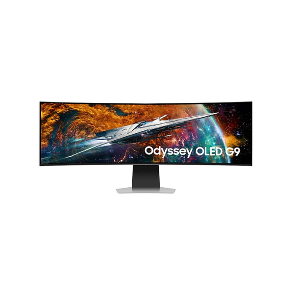 Samsung LS49CG954SMXUE 49" Odyssey OLED G9 G95SC DQHD(5120 x 1440) Curved Monitor, 0.03MS, 240Hz, HDMI, DP, Height/Tilt, Adjustable, Silver, 3 Year Warranty