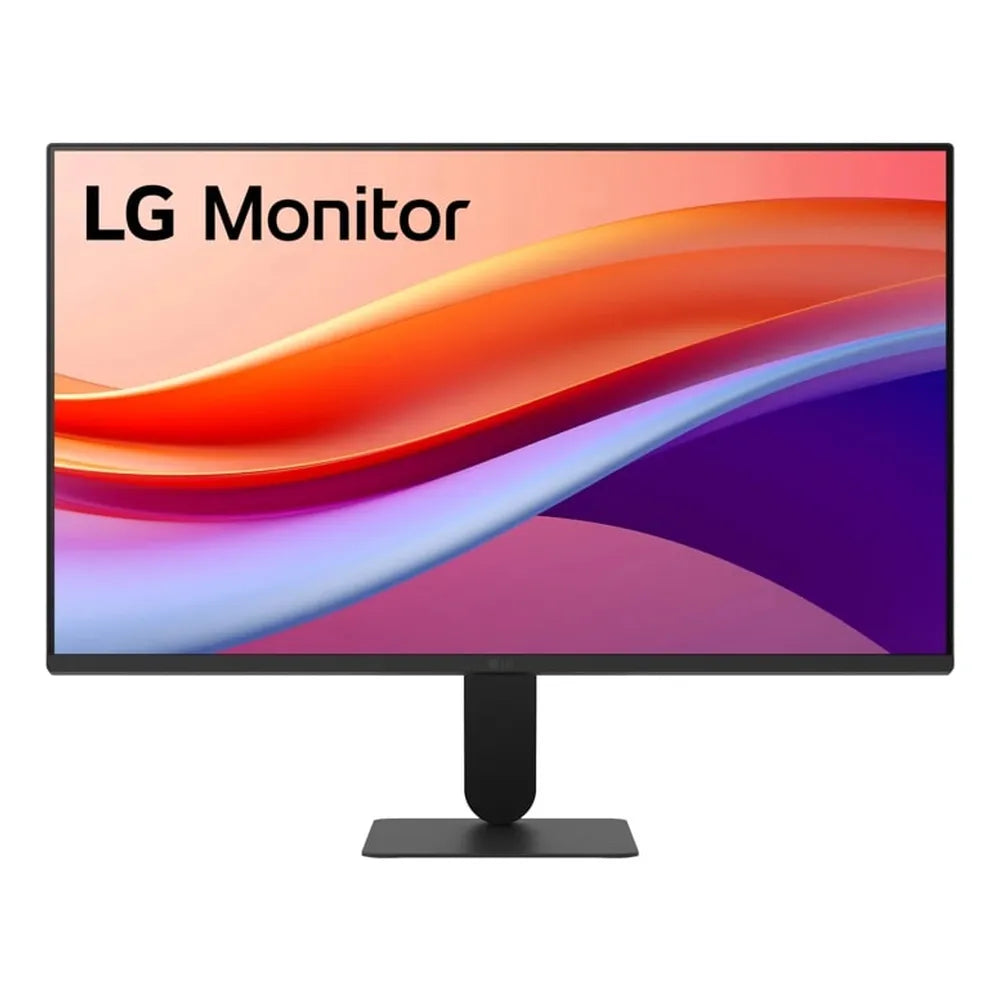 LG HDR10 Monitor with Slim Stand, 27" FHD (1920 x 1080) Resolution, 120Hz, Anti-glare, 5ms (GtG) Response Time, HDMI, Tilt Adjustable Stand, Black, 1 Year Warranty