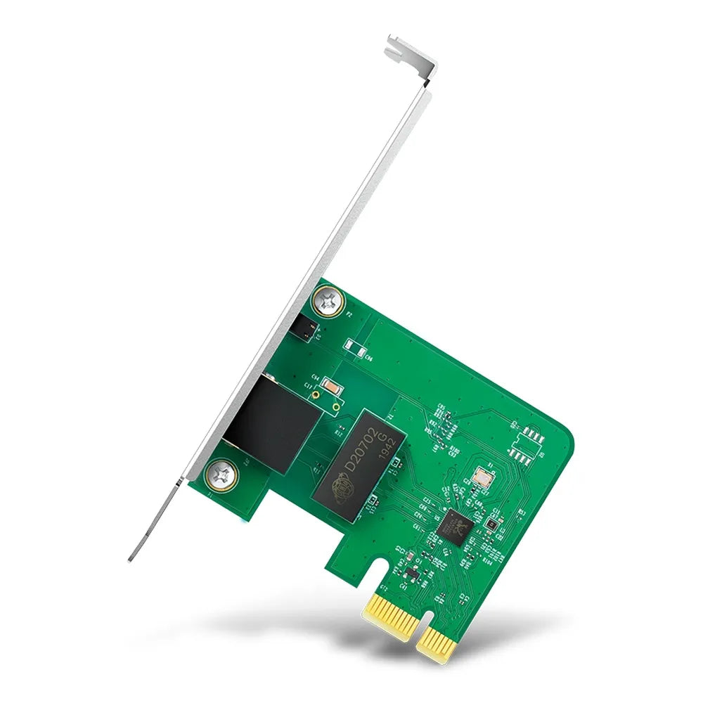 TP-Link TG-3468 Gigabit PCI-E Network Adapter, 10/100/1000Mbps, RJ45 Port, PCIe Interface, Green, 1 Year Warranty