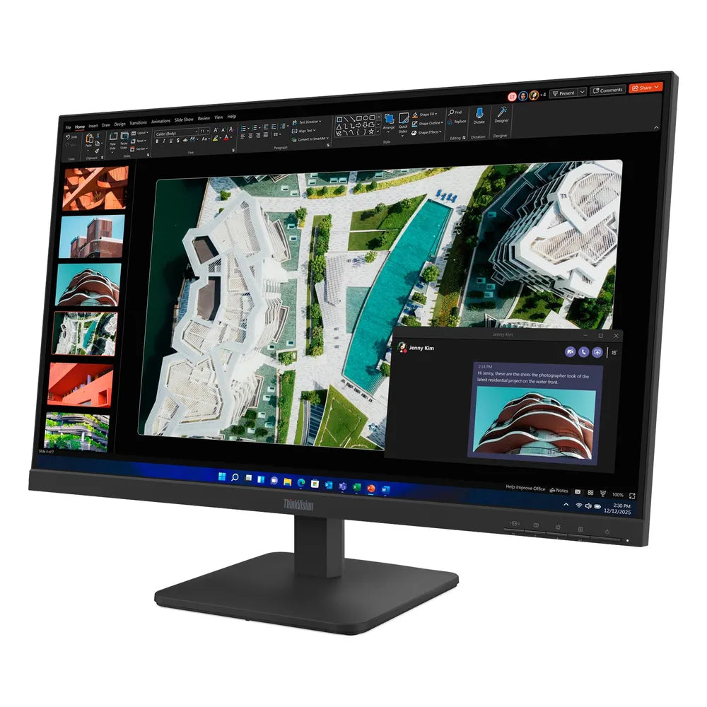 Lenovo ThinkVision S27-4e 27" FHD Monitor, IPS Panel, 1920 x 1080 Resolution, 100Hz Refresh Rate, 4ms Response Time, HDMI & VGA, 3 Year Warranty