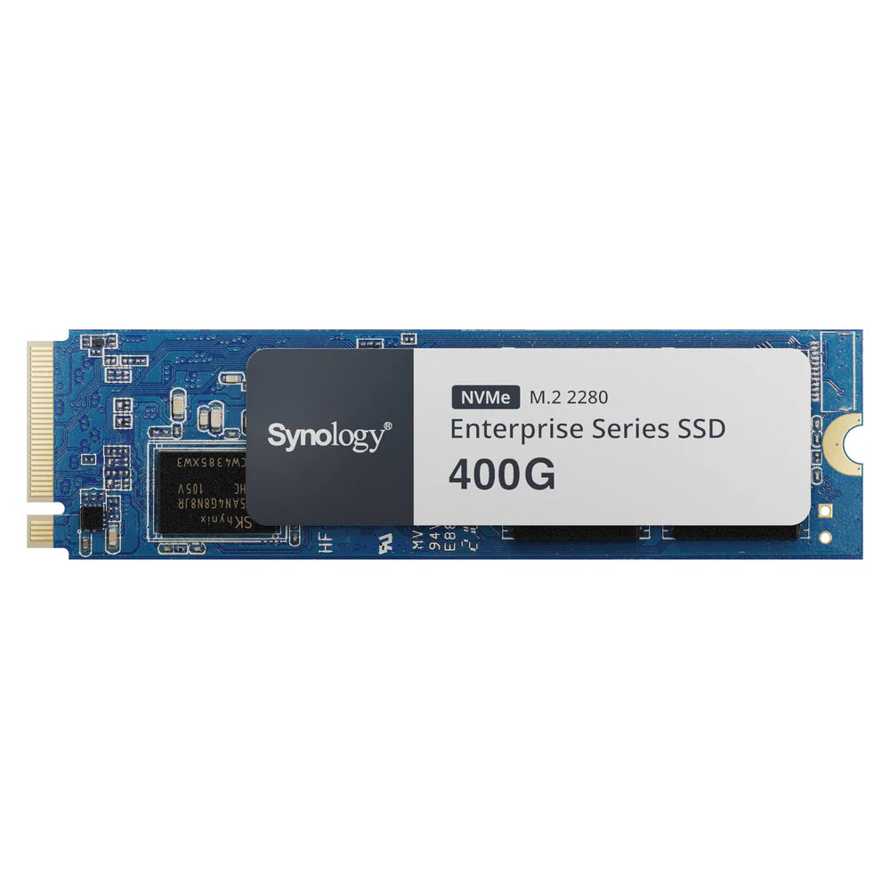 Synology Enterprise Series SNV5420 400GB Internal SSD, M.2 2280, PCIe 3.0 x4 NVMe, Up to 3000 MB/s Read & 650 MB/s Write, 1 Year Warranty