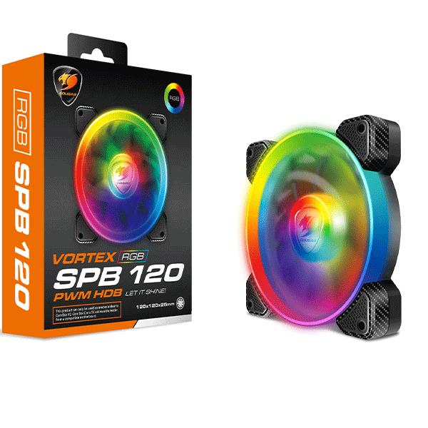 COUGAR CASE FAN VORTEX 120 R GB 120mm Single Fan