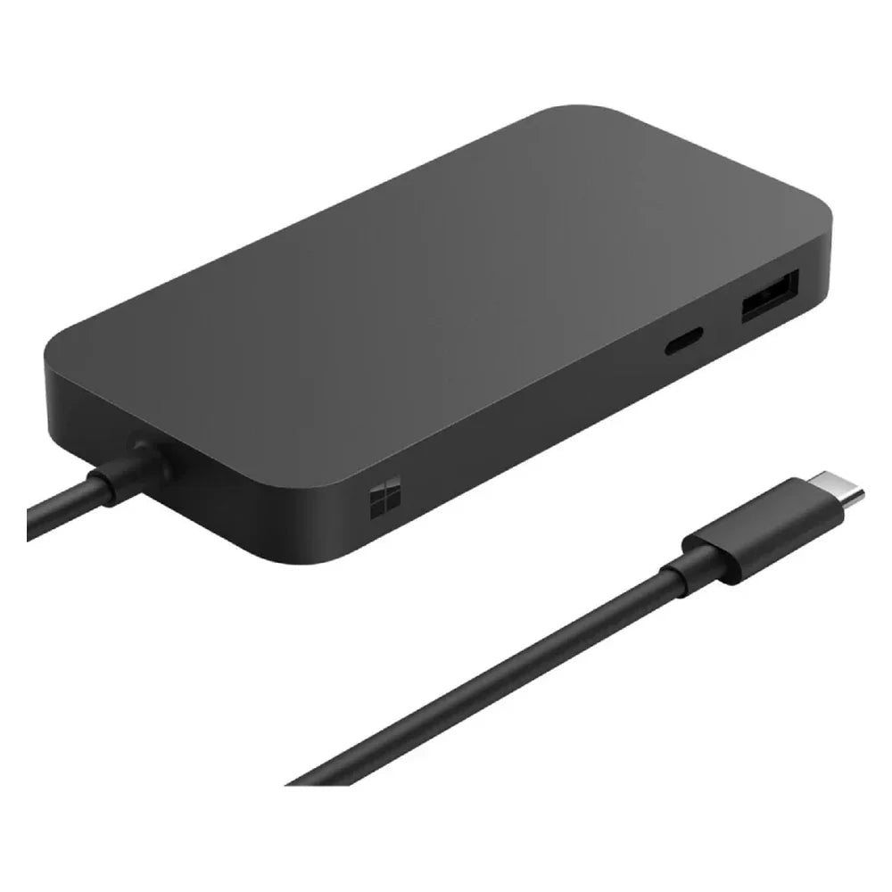Microsoft Surface USB4 Docking Station, Black, HDMI 2.1 Video Output, RJ45 Ethernet, USB4 & USB-A Ports, 1 Year Warranty