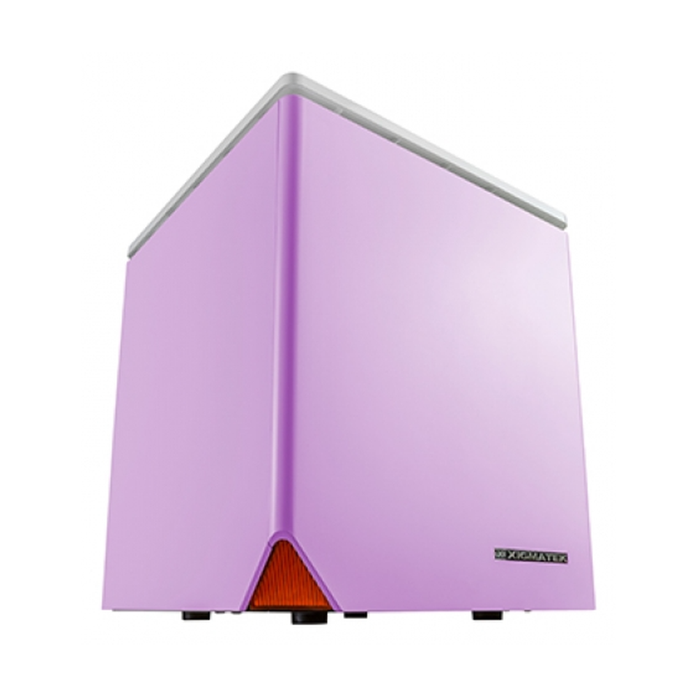XIGMATEK Nebula C Mini-ITX PC Case, 1 x 120mm Fan, 230mm GPU Support, USB 3.0, Purple, 1 Year Warranty