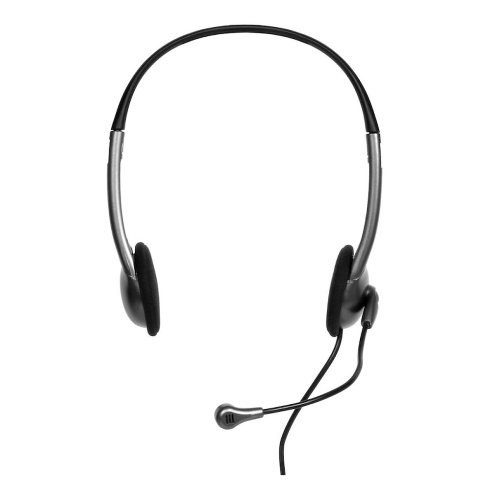 Port Designs Stereo Headset, Cable Length: 1.2m, Black, 1 Year Warranty