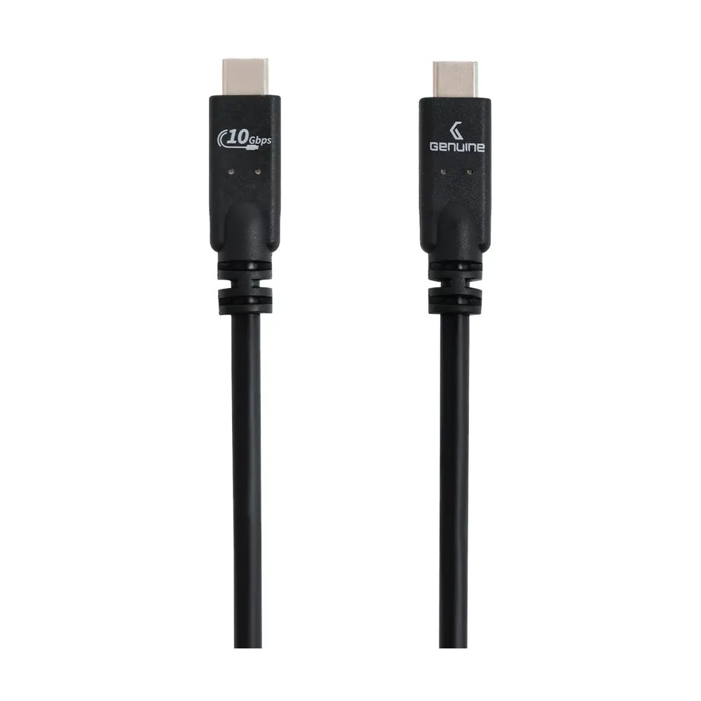 Genuine USB 3.2 Gen2 Cable, Cable Length 3M, 100W, 10Gps Data Transfer Speed, Black, 1 Year Warranty