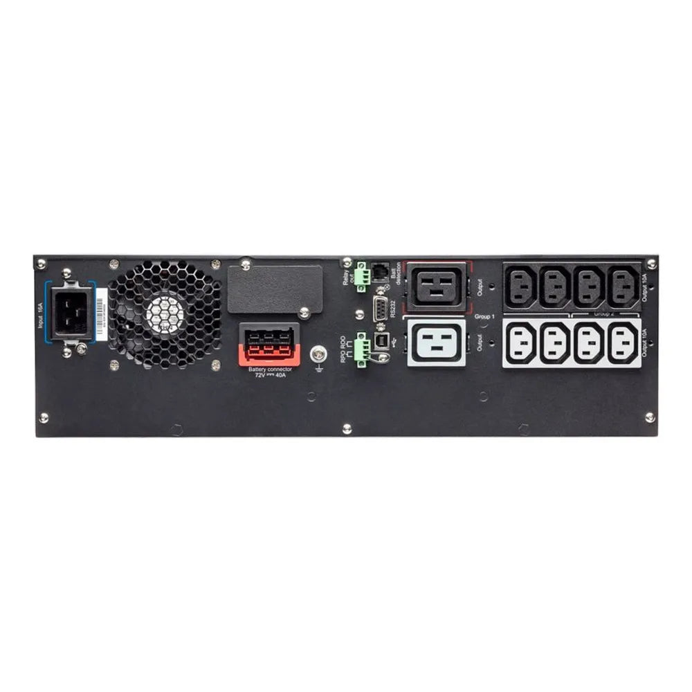 Eaton 9PX UPS, 3000 VA, 3000 W, Rack/tower, 3U Form Factor, Sine Wave Output Waveform, Online Double Conversion, C20 Input Connection, Multilingual Graphical LCD Display, Sealed, Lead-Acid Battery, 1 Year Warranty