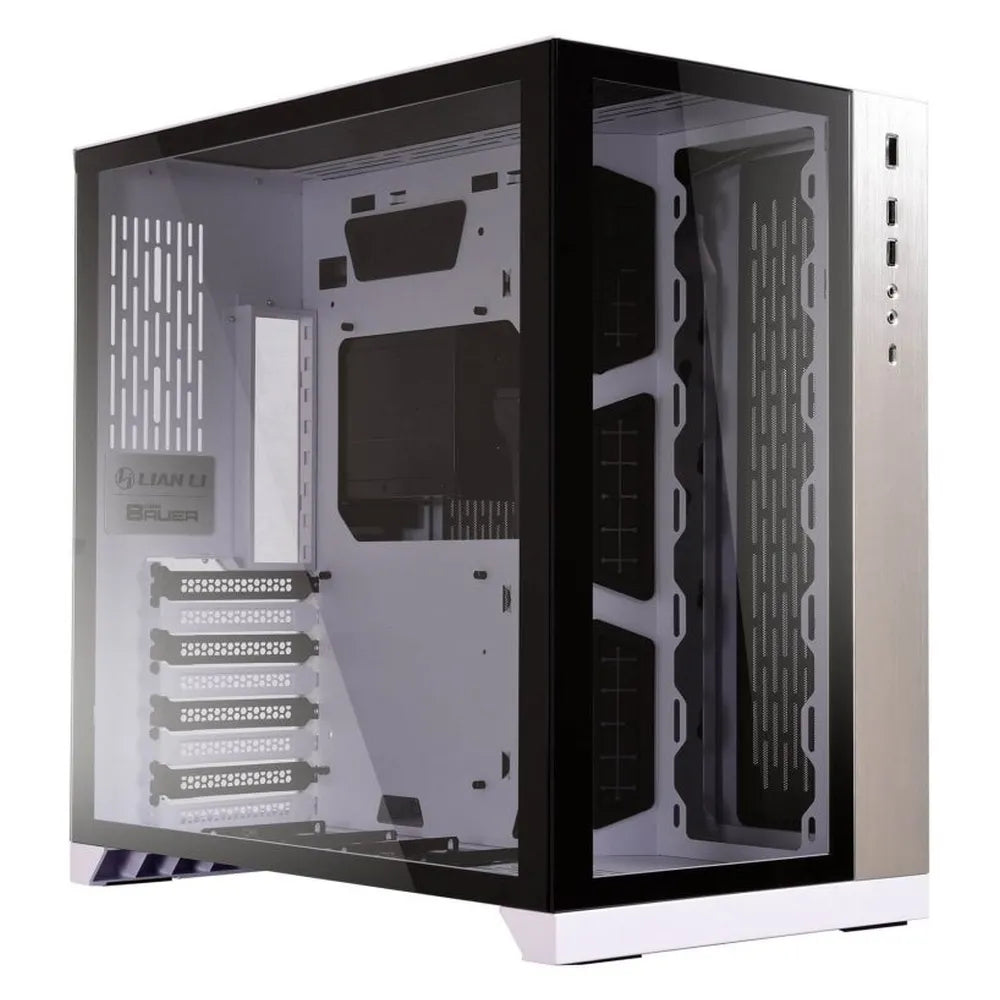 Lian Li PC-O11 Dynamic Mini E-ATX Tower PC Casing, Tempered Glass, Aluminum Panels, Removable Dust Filters, 395mm GPU Support, USB 3.1 Type-C, White, 1 Year Warranty