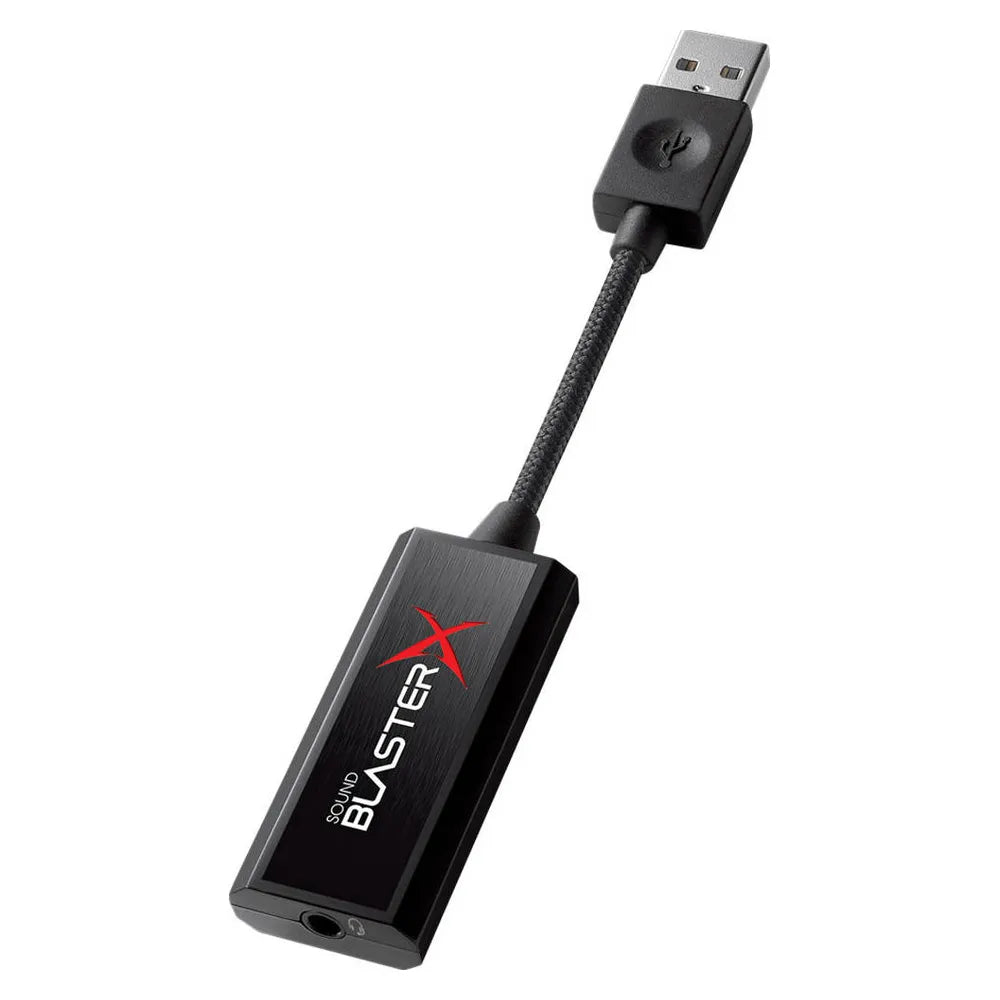 Creative Sound BlasterX G1 7.1 Portable Sound Card, Headphone Amplifier, BlasterX Acoustic Engine Pro, USB-A, 1 Year Warranty
