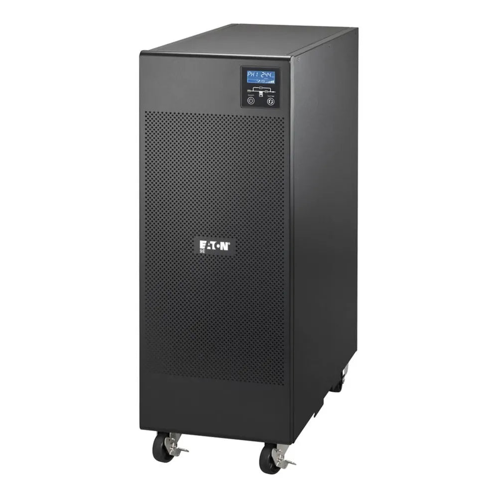 Eaton 9E UPS, 10 kVA, 8 kW, Tower Form Factor, Sine Wave Output Waveform, Online Double Conversion, LCD Display, Sealed, Lead-Acid Battery, 1 Year Warranty
