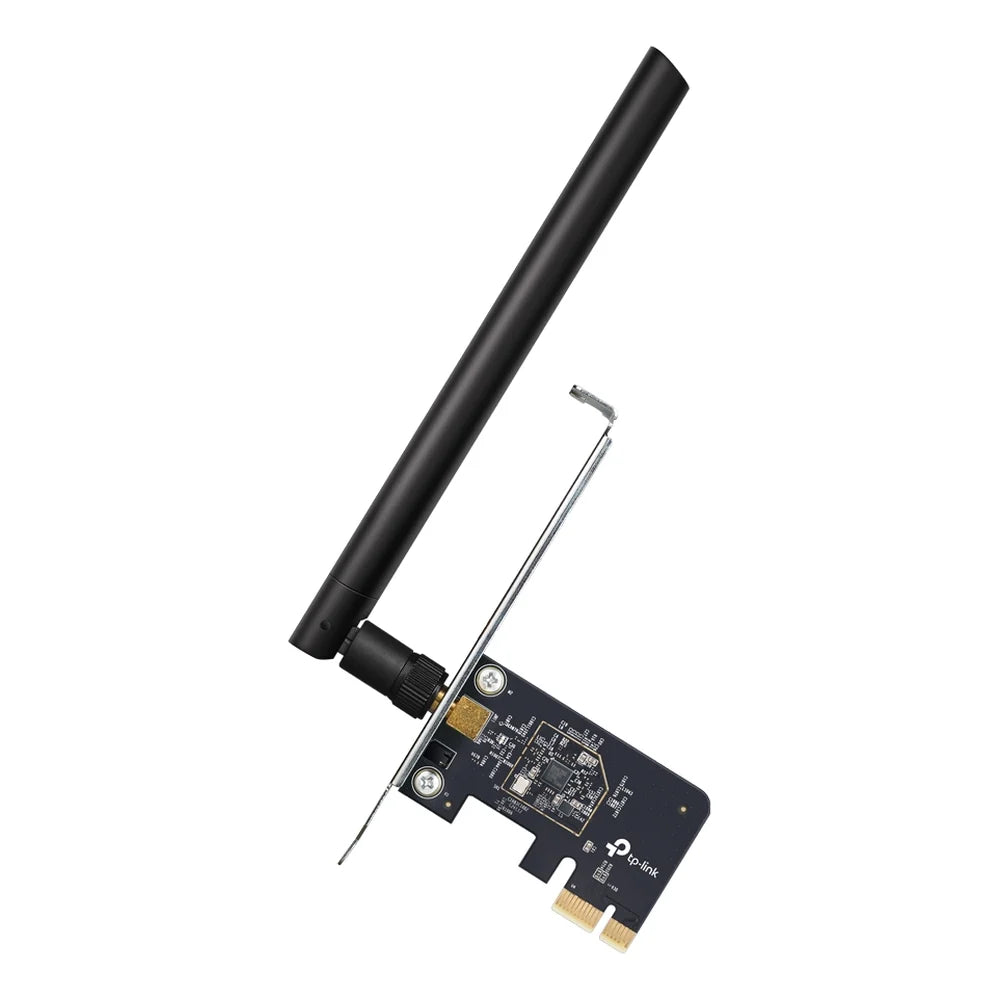 TP-Link Archer T2E AC600 Wireless Dual Band PCI Express, Wi-Fi 5, Up to 433 Mbps (5GHz), Detachable External Antenna, 1 Year Warranty