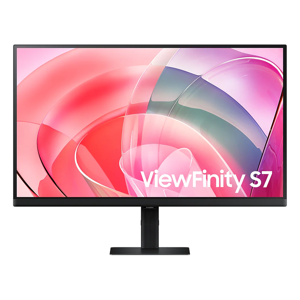 Samsung S27D706EAM Monitor, 27" UHD 4K (3840 x 2160) Resolution, 60Hz, IPS Panel, Anti-glare, 5ms Response Time, HDMI, DisplayPort, Tilt/Height Adjustable Stand, Black, 1 Year Warranty
