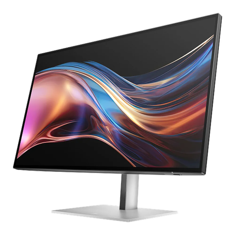 HP Series 7 Pro 727pu QHD Monitor, 27" QHD (2560 x 1440) Resolution, 120Hz, Anti-glare, 5ms (GtG) Response Time, Thunderbolt 4, HDMI, DisplayPort, Tilt/Pivot/Swivel/Height Adjustable Stand, Black, 3 Year Warranty