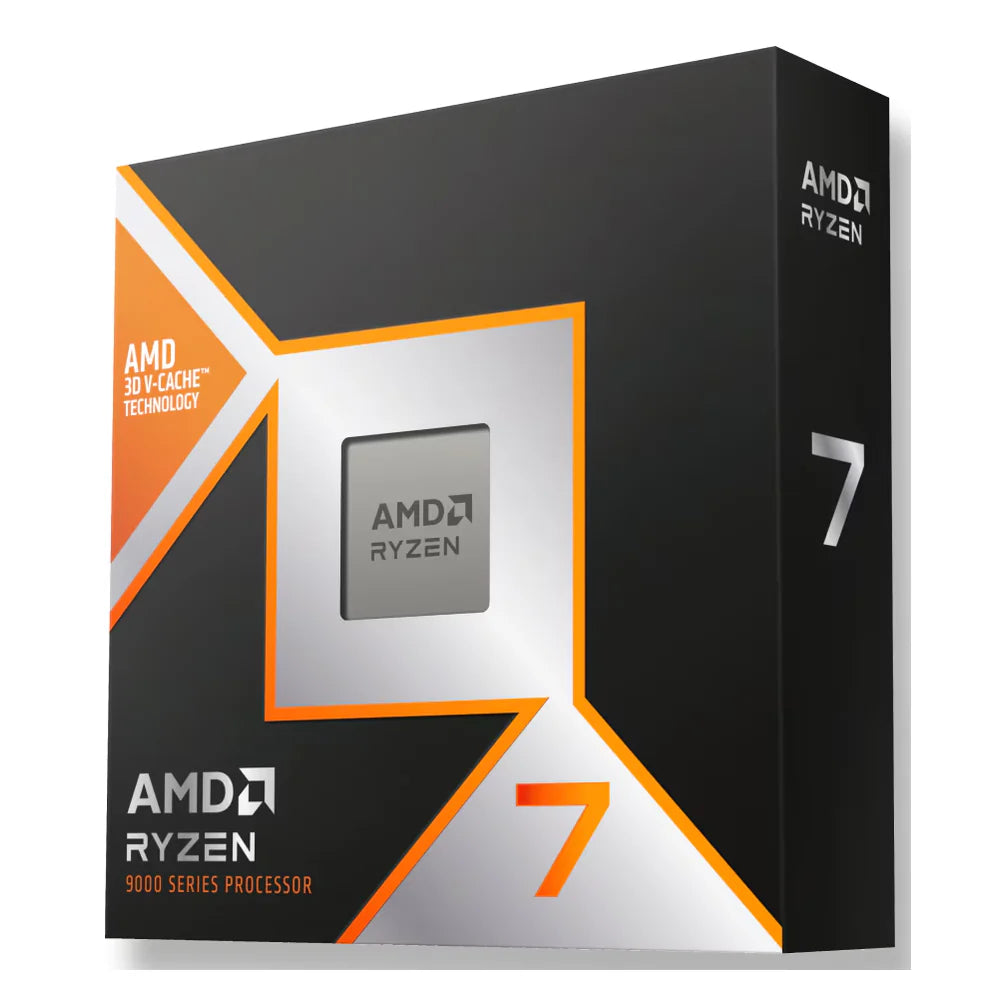 AMD Ryzen 7 9850X3D Processor, 8-Core, Base Frequency 4.70 GHz, Turbo Frequency 5.60 GHz, 96MB L1 Cache, DDR5, AM5 Socket, 1 Year Warranty