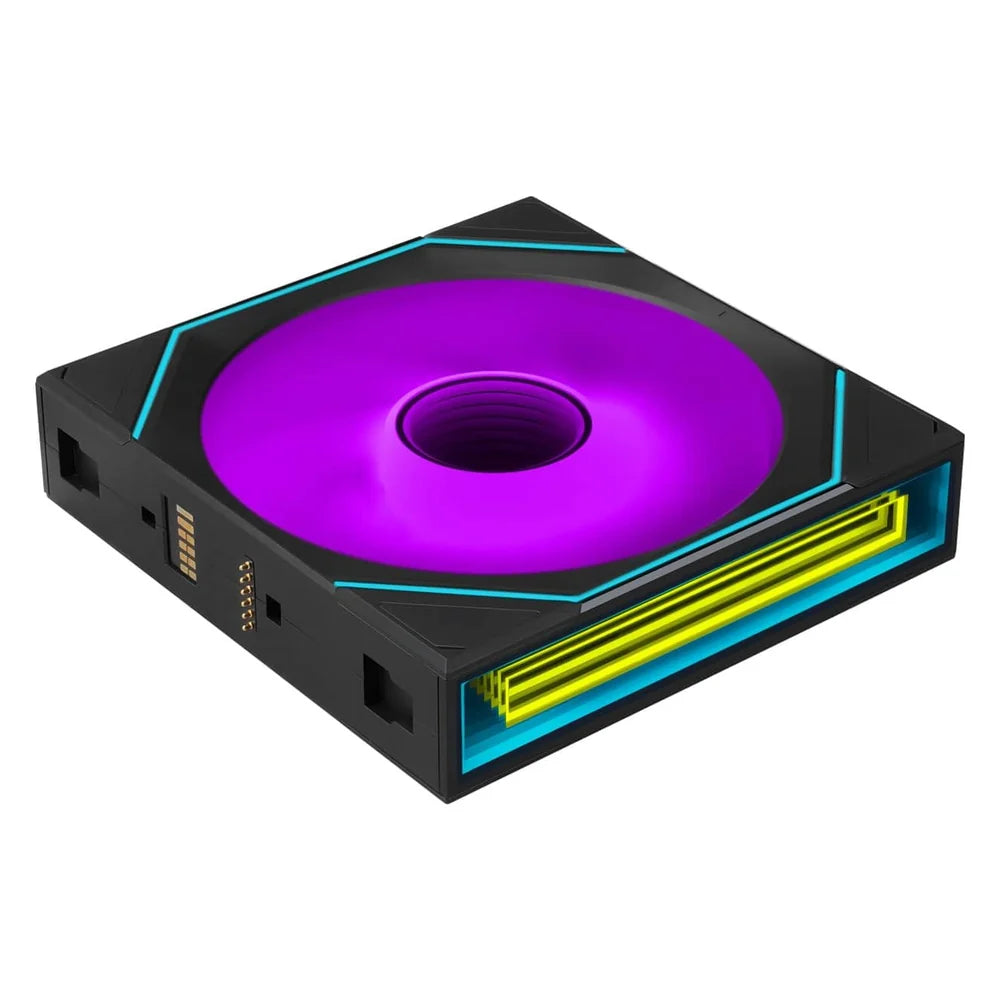 Lian Li UNI FAN SL-Infinity Flex Case Fan, Single Pack, 120mm Fan Size, 2300 rpm Fan Speed, 67 CFM Airflow, Addressable RGB LED Lighting, Black, 1 Year Warranty
