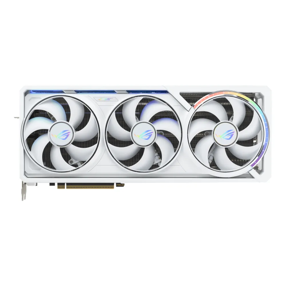 Asus ROG Astral GeForce RTX 5090 White OC Edition Graphics Card, GDDR7 32GB 512-bit Memory, HDMI 2.1b & DP 2.1b Outputs, PCI Express 5.0, 2580 MHz Core Clock, 28 Gbps Memory Clock, 1 Year Warranty