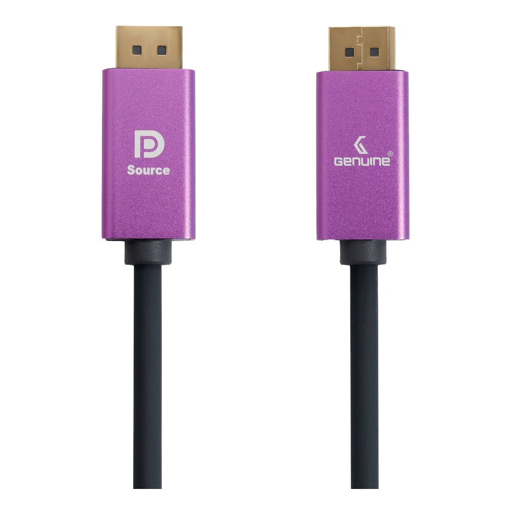 Genuine DP To DP Cable, Version 2.0, Cable Length 1.8M, Supports 4K@144Hz, 1 Year Warranty