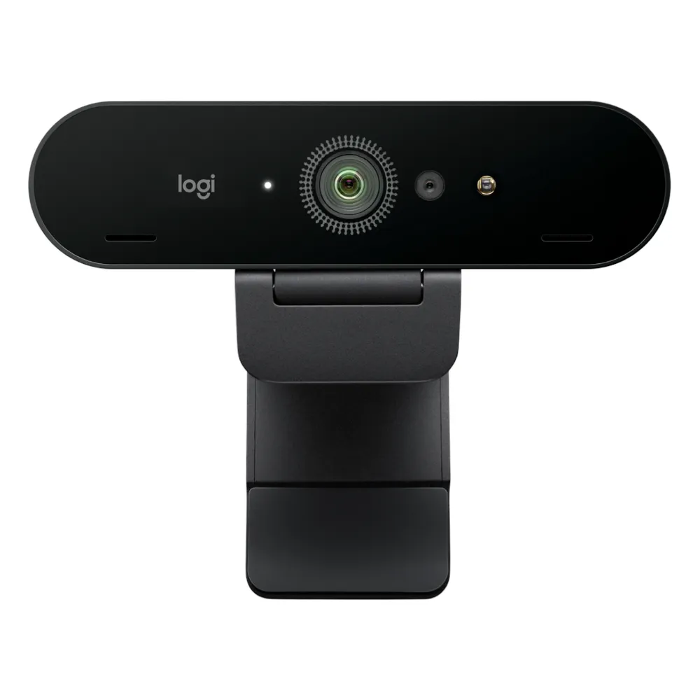 Logitech Brio 4K Ultra HD Webcam, 4K@30 fps, 13MP Image Sensor, Glass Lens, 5x Digital Zoom, RightLight 3 Technology, Adjustable dFoV (90°/78°/65°), Autofocus, Detachable Mounting Clip, 1 Year Warranty