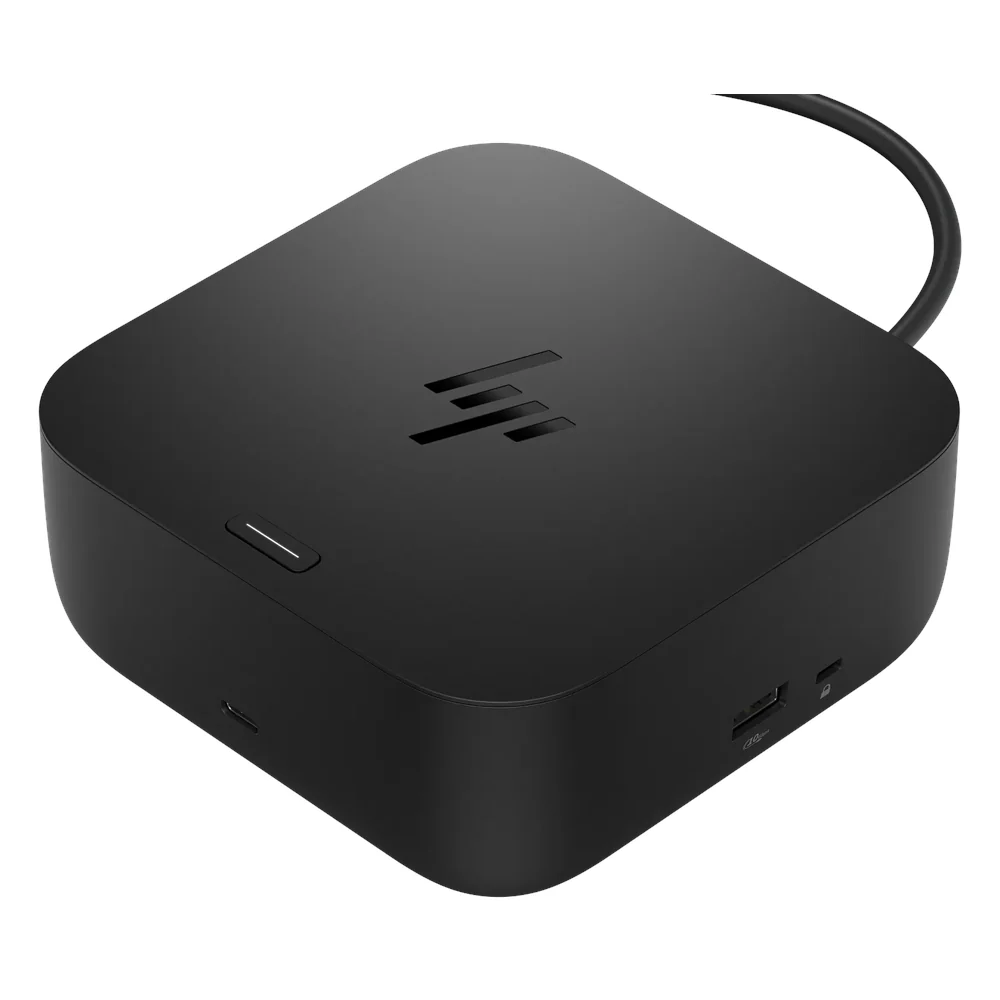 HP USB-C G6 Docking Station, 100W Power Delivery, Black, Dual DisplayPort 1.4 & HDMI 2.1 Video Outputs, RJ-45 Ethernet, Multiple USB-A & USB-C Ports, 1 Year Warranty