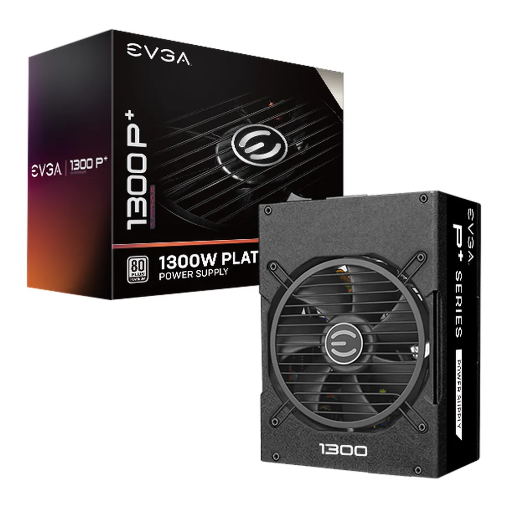 EVGA SuperNOVA 1300 P+ 80 Plus Platinum Power Supply, 1300W, Fully Modular, ATX, Intel ATX 3.0 Certified, Black, 10 Year Warranty