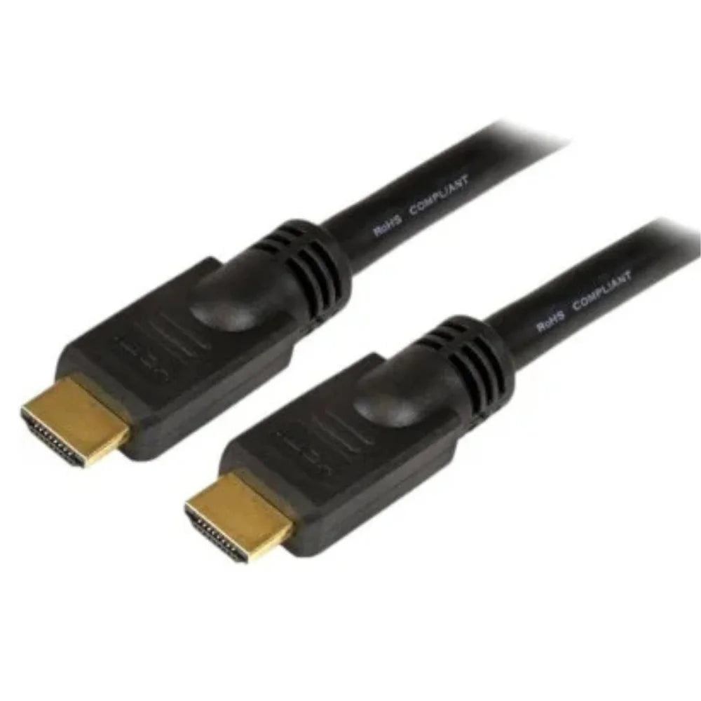 G-MAX 1.5M High Speed HDMI 2.0V Cable, Gold Plated Connector, RoHS Certified, PVC Jacket, Ferrite Cores, Black