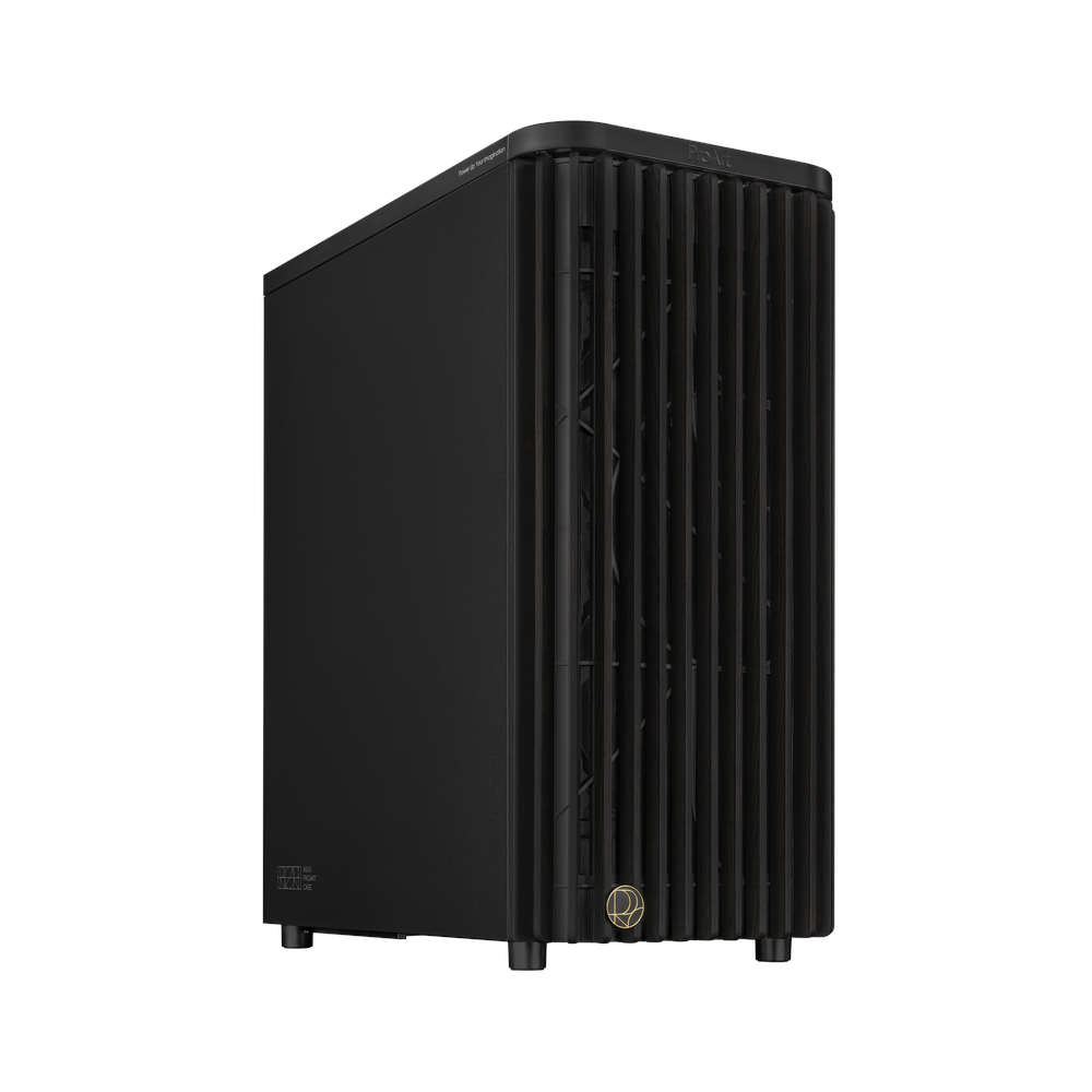 Asus ProArt PA401 Wood Edition ATX PC Case, Ash wood & Metal Panels, 4 x Fans, 315mm GPU Support, USB 3.2 Gen 2, Black, 1 Year Warranty