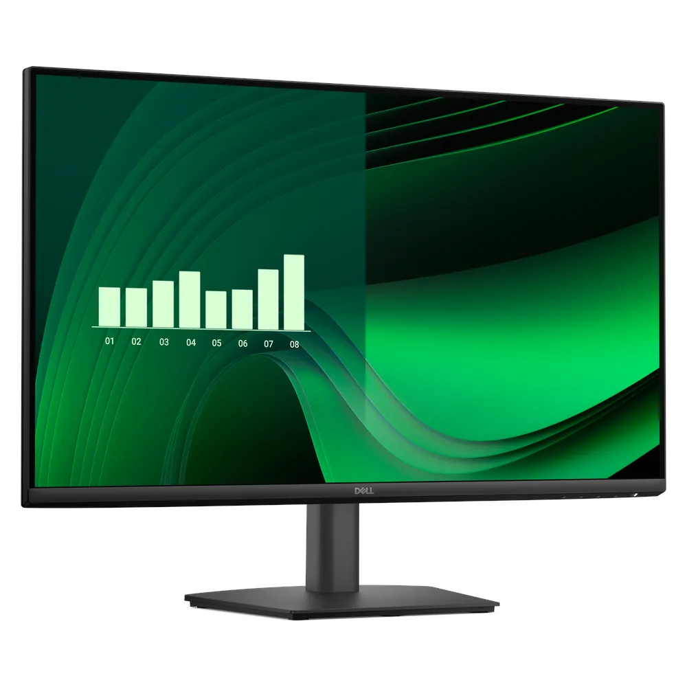 Dell E2725HM Monitor, 27" FHD (1920 x 1080) Resolution, 100Hz, Anti-glare, 5ms (GTG) Response Time, HDMI, DisplayPort, VGA, Tilt Adjustable Stand, Black, 3 Year Warranty