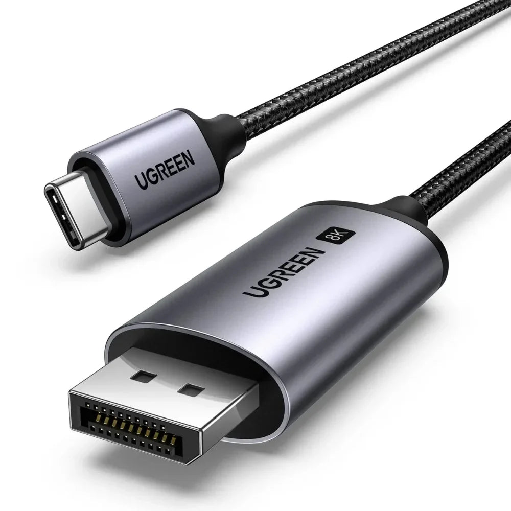 UGREEN 3M USB-C to DisplayPort 1.4 Cable, 8K@60Hz, 4K@240Hz, HDR, VRR, ALLM