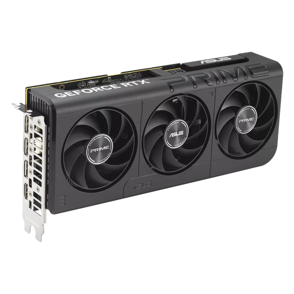 Asus Prime GeForce RTX 5050 OC Edition Graphics Card, GDDR6 8GB 128-bit Memory, HDMI 2.1b & DP 2.1b Outputs, PCI Express 5.0, 2707 MHz OC Mode Core Clock, 20 Gbps Memory Clock, 421 AI TOPS, 1 Year Warranty