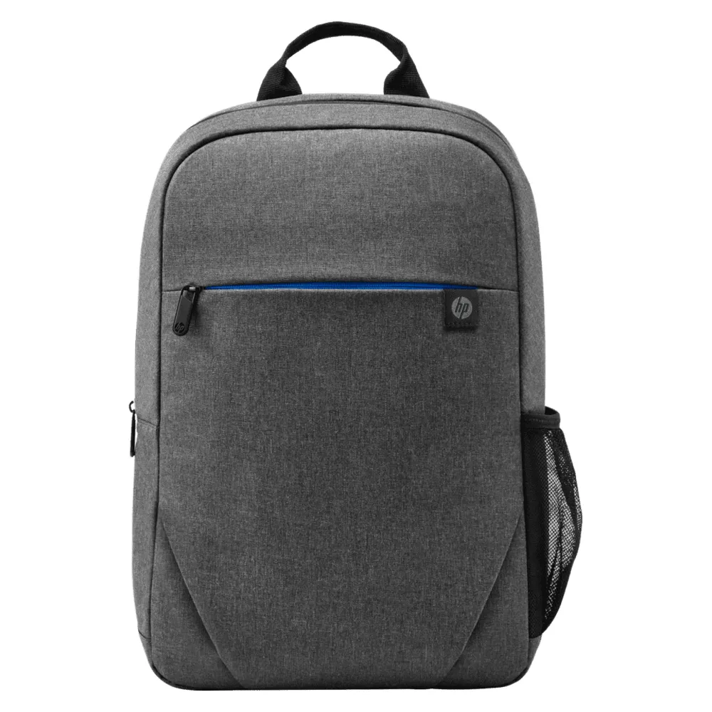 HP Prelude Backpack, Fits up to 15.6" Laptops, Water-Resistant, Dedicated Padded Laptop Compartment, Integrated Trolley Strap, Grey, 1 Year Warranty