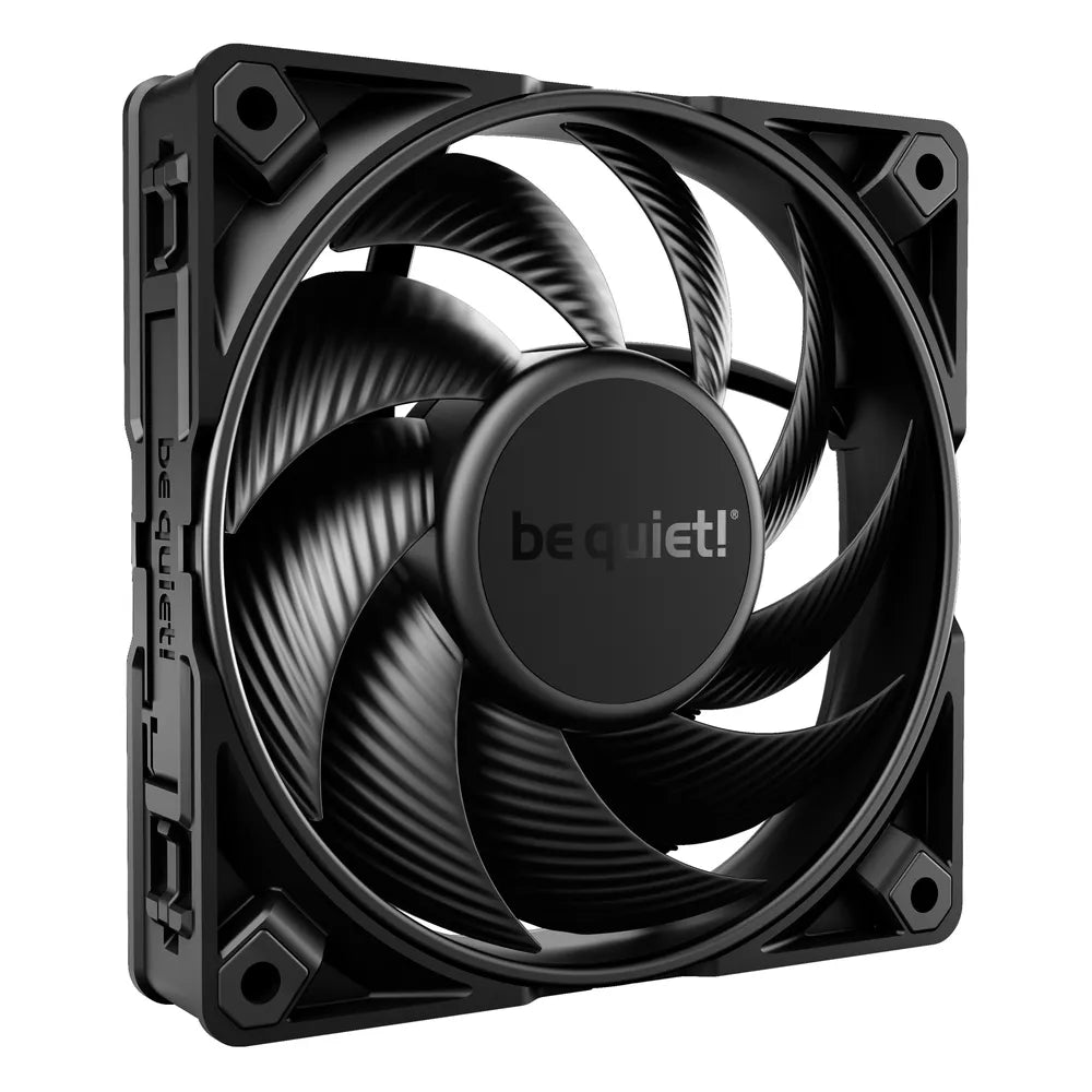 Be Quiet! Silent Wings Pro 4 120mm PWM Case Fan, Fluid Dynamic Bearing, 120mm Fan Size, 3000 rpm Fan Speed, Speed Switch, Black, 1 Year Warranty