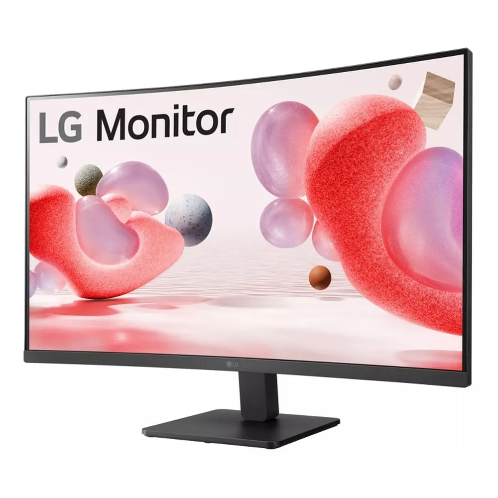 LG 32MR50C-BAMAQ Curved Monitor, 32" FHD (1920 x 1080) Resolution, 100Hz, Anti-glare, 5ms (GtG) Response Time, HDMI, VGA, FreeSync, Tilt Adjustable Stand, Black, 1 Year Warranty
