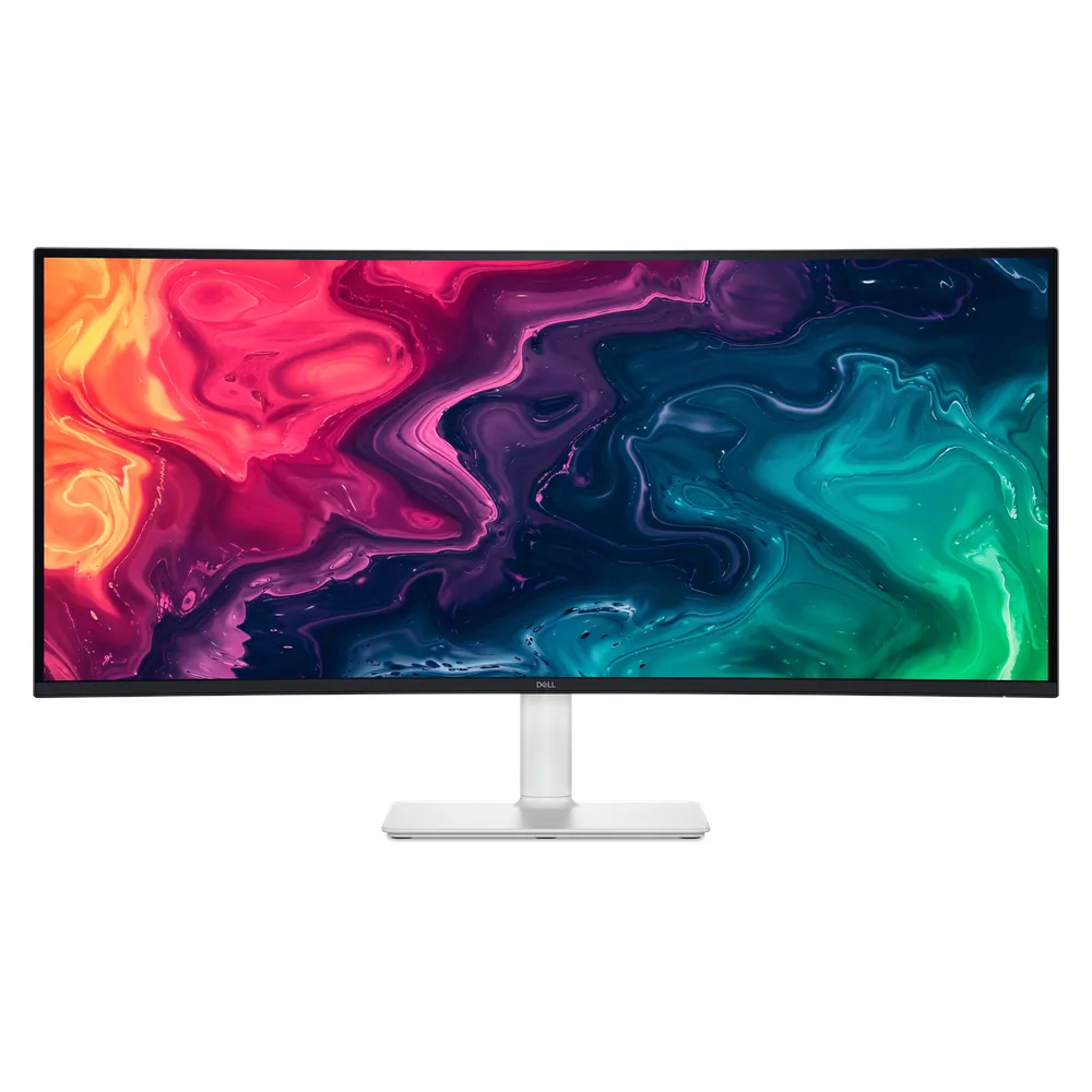 Dell 34 Plus USB-C UltraWide Curved Monitor, 34" UW-QHD (3440 x 1440), 120Hz, Anti-glare, 1ms (GtG) Response Time, HDMI, USB-C, Tilt/Height/Slant Adjustable, Black & White, 3 Year Warranty