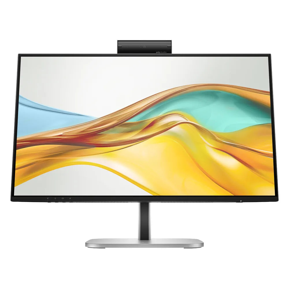 HP Series 5 Pro 524pm 23.8" FHD USB-C Conferencing Monitor, IPS Panel, (1920x1080) Resolution, 100Hz, 5MP Pop-up Webcam,HDMI, DisplayPort & USB-C, Height/Tilt/Swivel/Pivot Adjustable Stand, Black, 3 Year Warranty