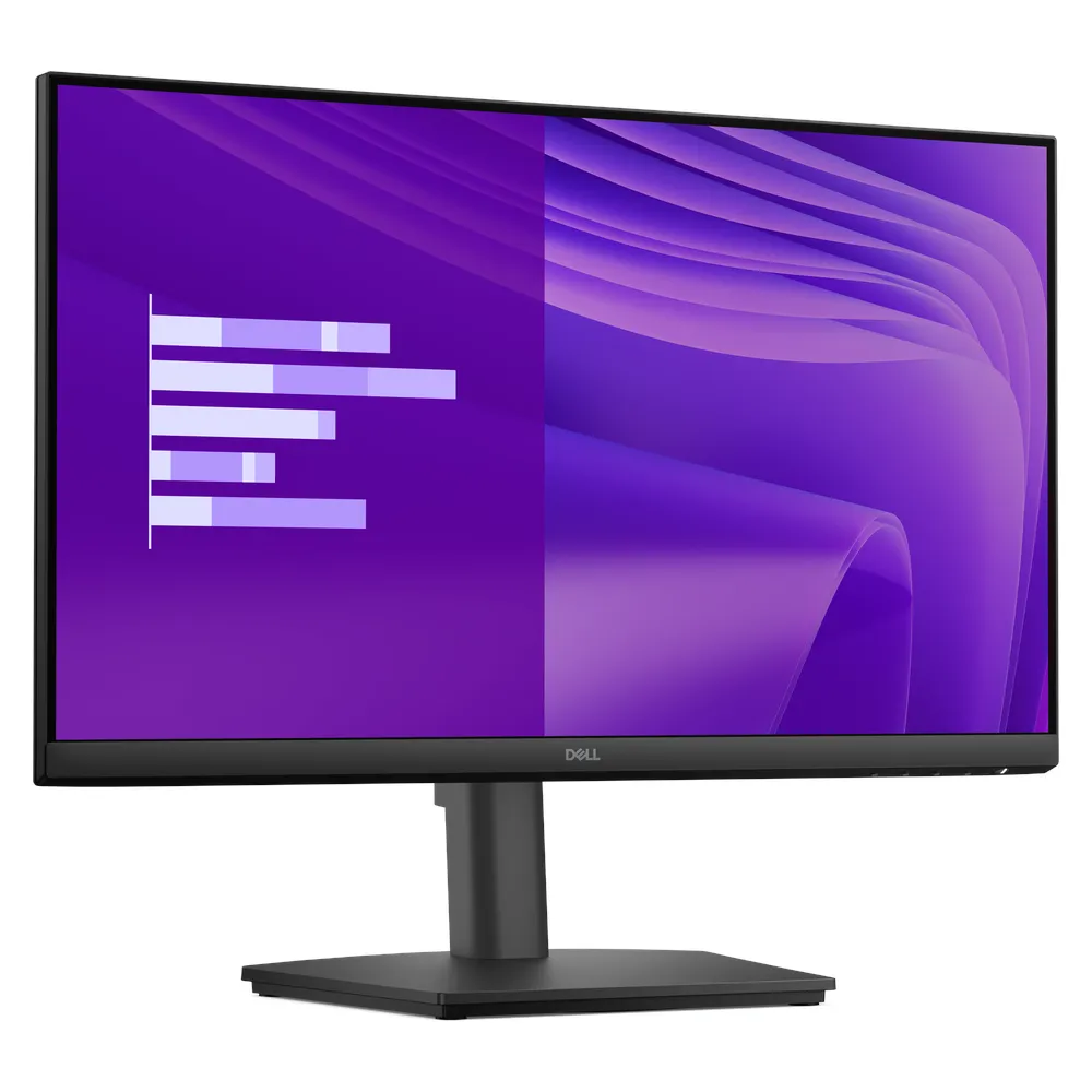 Dell E2425HSM LED Monitor, 23.8" FHD (1920 x 1080) Resolution, 100Hz, Anti-glare, 5ms (GTG) Response Time, HDMI, DisplayPort, VGA, Integrated 4W Speaker, Height/Tilt Adjustable Stand, Black, 3 Year Warranty