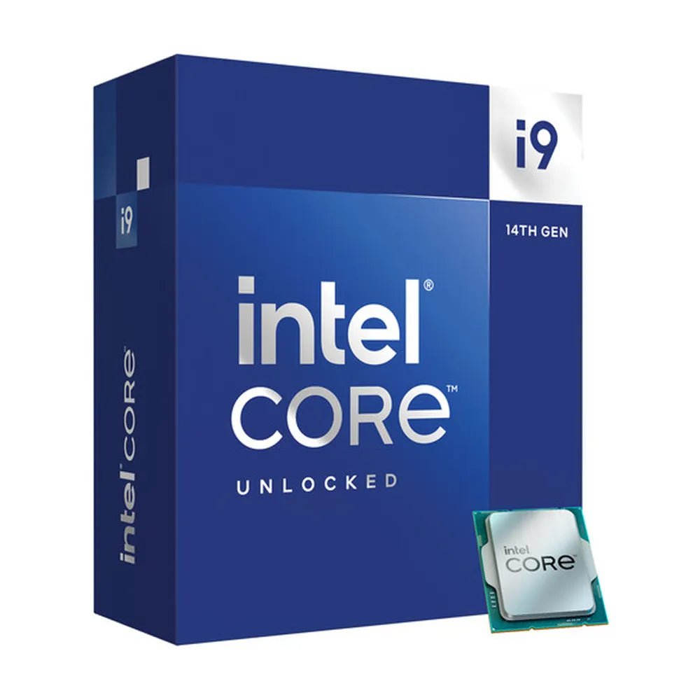 Intel Core i9-14900K Processor, 24-Core (8P+16E), Base Core Frequency 3.2 GHz, Turbo Frequency 6 GHz, 36MB L1 Cache, DDR4/DDR5, LGA1700 Socket, BOX, 1 Year Warranty