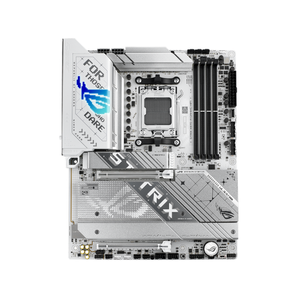 Asus ROG STRIX X870-A GAMING WiFi Motherboard, AM5 Socket, ATX Form Factor, DDR5 Ram, PCIe 5.0 With SafeSlot Core+, Wi-Fi 7, Bluetooth v5.4, Thunderbolt 4, HDMI, DisplayPort, Intel 2.5 GB Ethernet With Asus LANGuard, Aura Sync, 1 Year Warranty