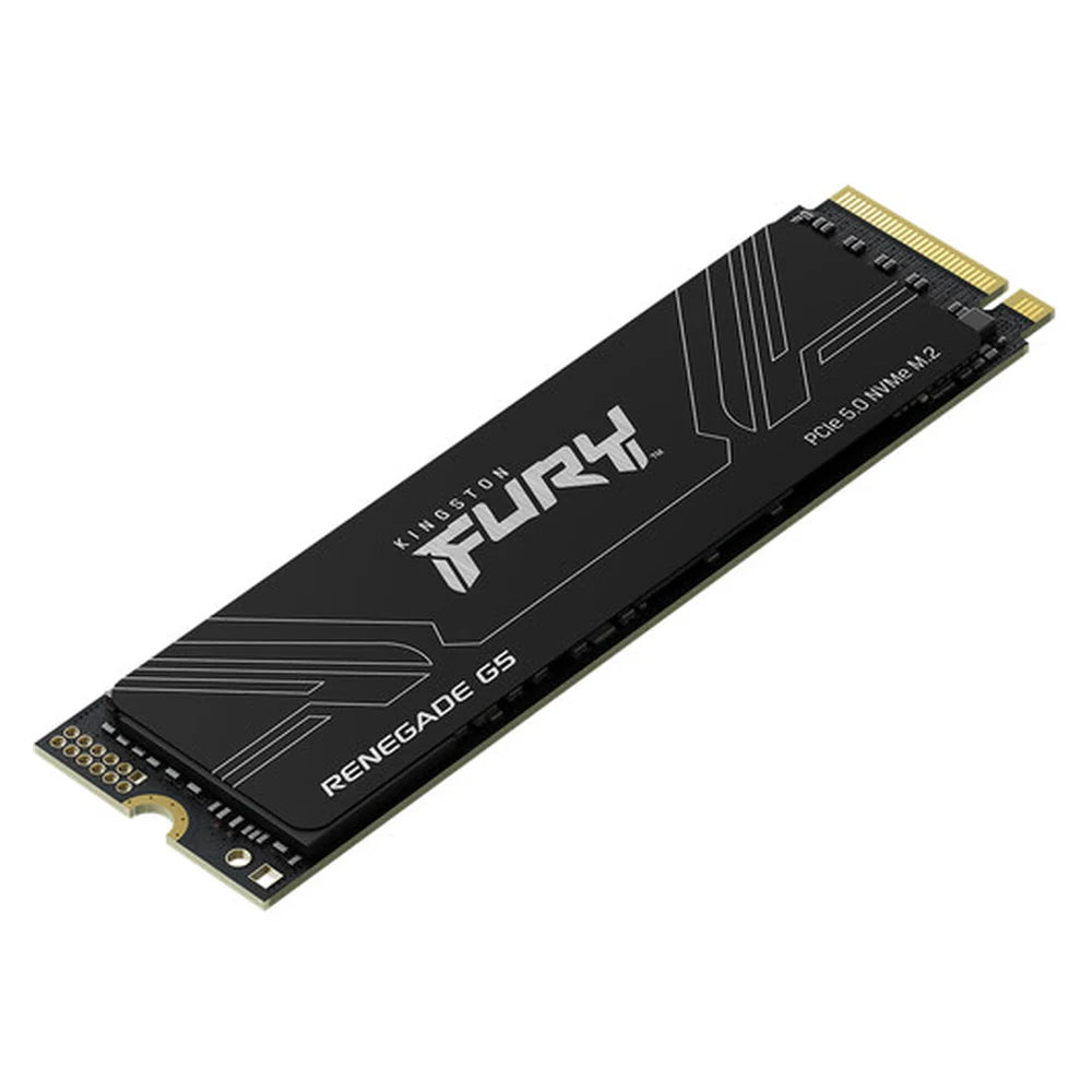Kingston  FURY Renegade G5 M.2 NVMe SSD, 1 TB, PCIe 5.0, 14,200 MB/s Read Speed, Advanced thermal design, 1 Year Warranty
