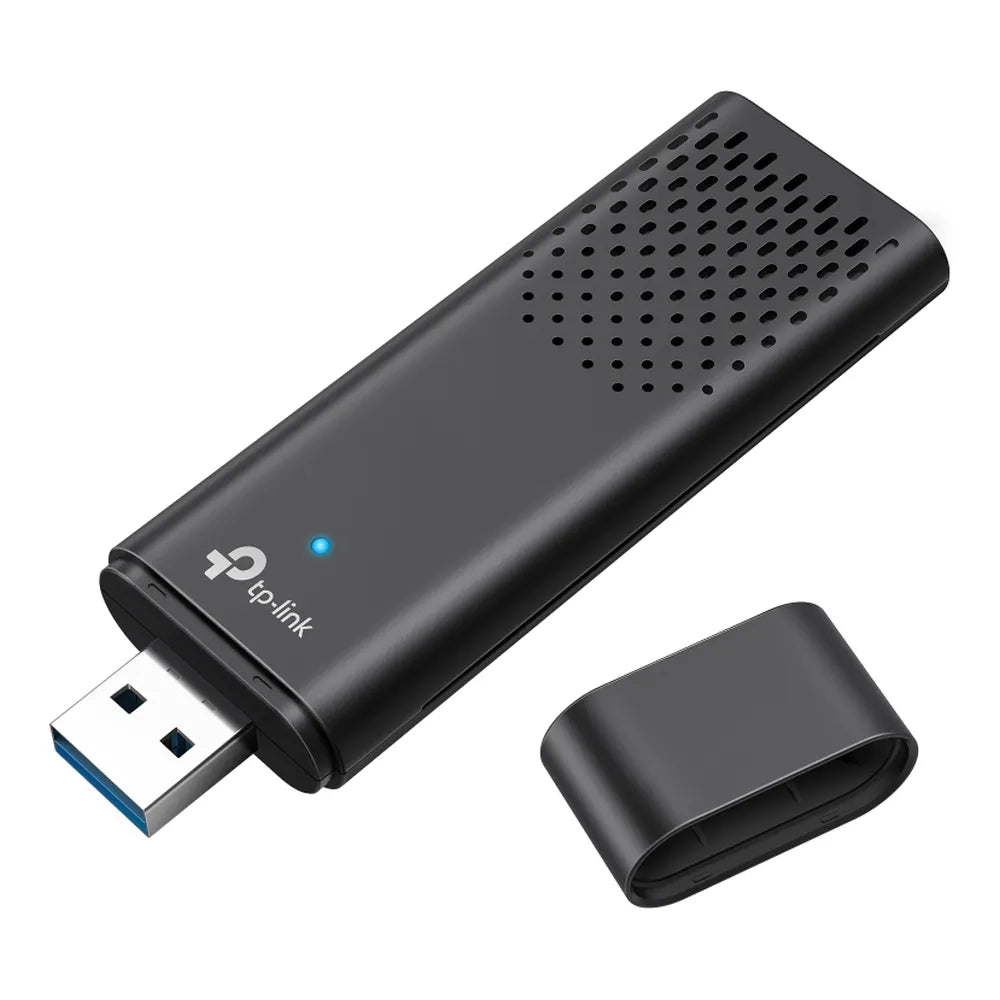 TP-Link Archer TX20U Dual-Band WiFi 6 USB Adapter, AX1800, USB 2.0 Type-A, 2 x Antennas, Black, 1 Year Warranty