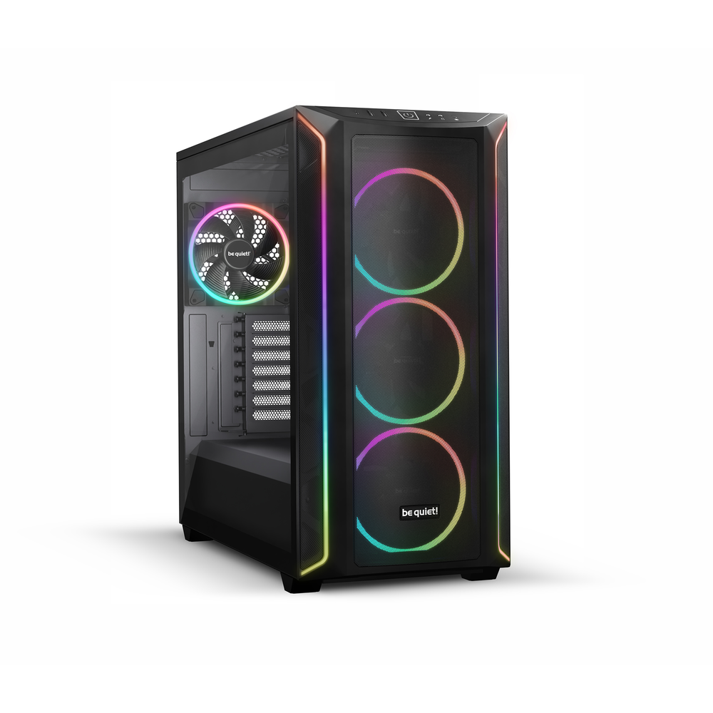 BE QUIET! Dark Base Pro 901 E-ATX PC Case, Tempered glass Side Panel, Touch-sensitive I/O panel, 3 x Silent Wings 4 PWM fans, Full Size GPU Support, USB 3.2 Gen 2, Black, 1 Year Warranty