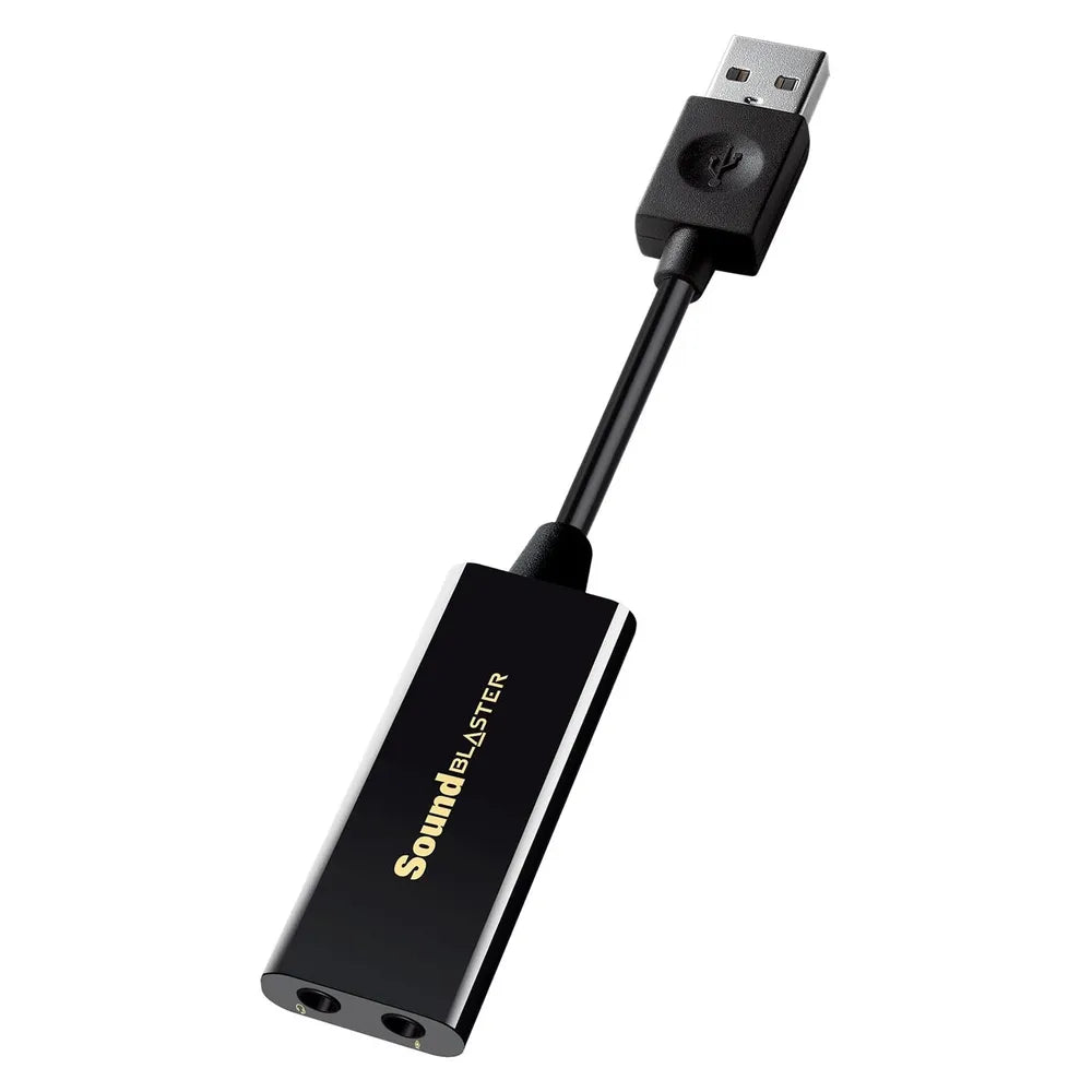 Creative Sound Blaster PLAY! 3 USB DAC Amp External Sound Card, Studio-Grade Listening, SBX Pro Studio, USB-A, 1 Year Warranty