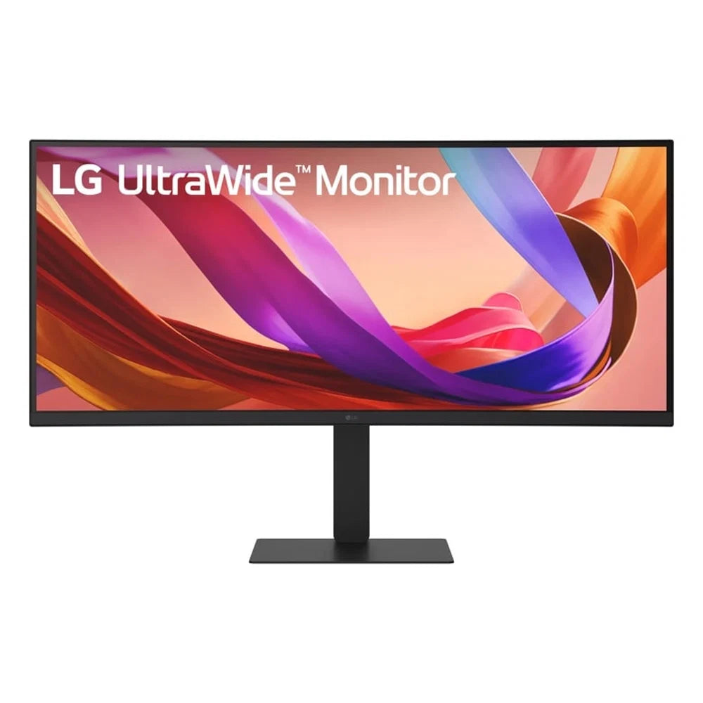 LG 34U650A-B 34" WQHD Curved IPS Monitor, 3440 x 1440, 100Hz, 5ms Response Time, USB-C, 96W PD, Built-in Speakers, 1 Year Warranty