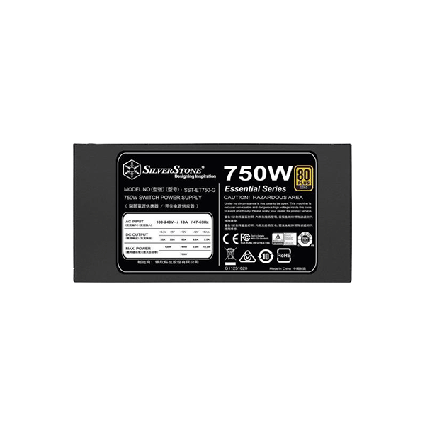 POWER SUPPLY 750W SILVERSTONE ESSENTIAL SERIES