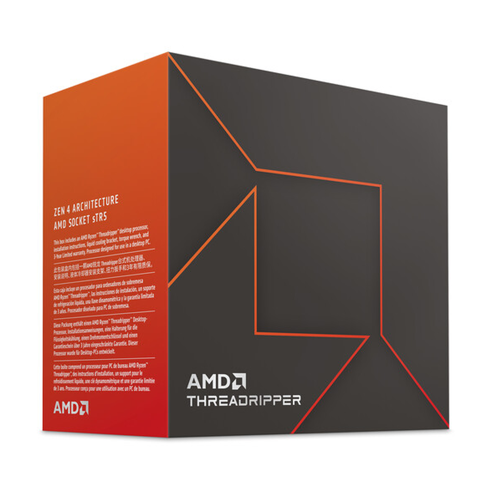 AMD Ryzen Threadripper 7970X Processor, 32-Core, Base Core Frequency 4 GHz, Turbo Frequency 5.3 GHz, 128MB L3 Cache, DDR5, sTR5 Socket, 1 Year Warranty