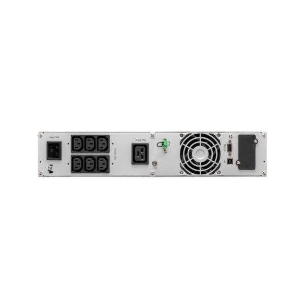 Eaton 9E UPS 3000 VA, Rack 2U, 230V, 6 x C13 + 1 x C19 outlets, LCD, 1 Year Warranty