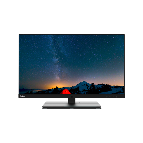 Lenovo ThinkVision P27u-20 27" UHD (3840x2160) Monitor, Anti-glare, HDMI, DP, USB-C, Height/Pivot (rotation)/Swivel/Tilt Adjustment, 3 Years warranty